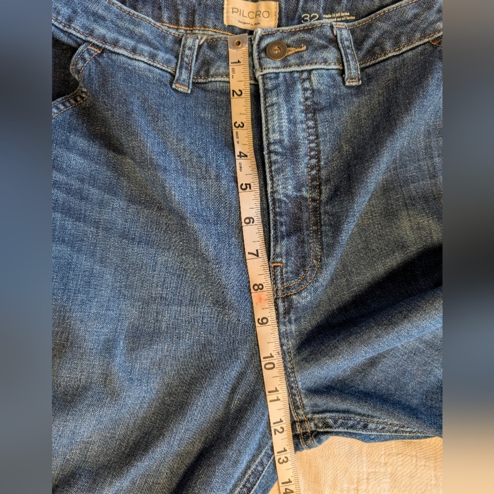 The Francais Mid Rise Cuffed Jeans By Pilcro Size 32 - Picture 8 of 16